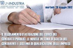 Il regolamento d`attuazione del Codice dei Contratti Pubblici. Le novit� in tema di scelta del contraente e sistema di qualificazione delle imprese. 